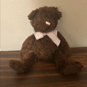 Brown Teddy Bear with Bow